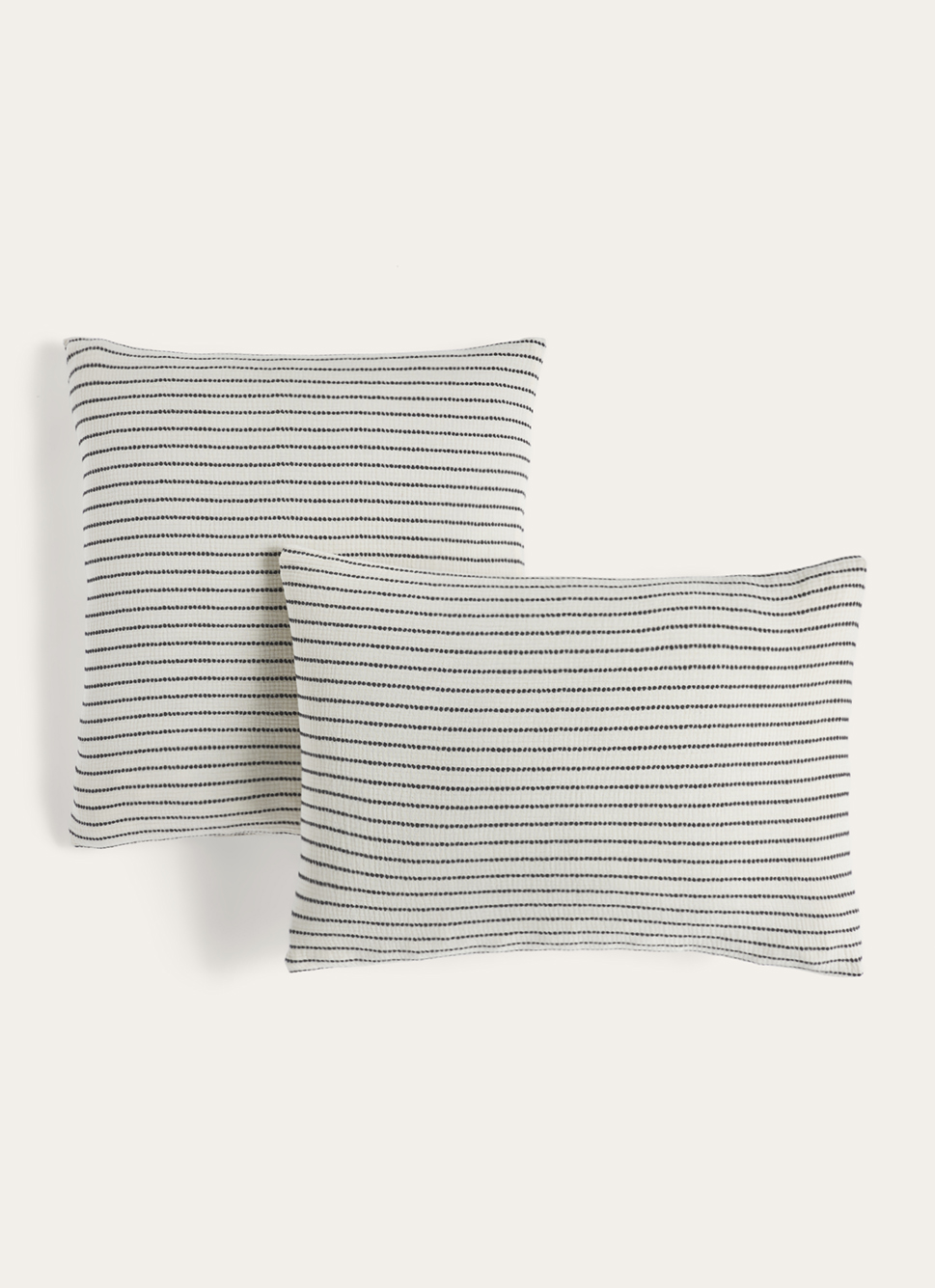 Lot 2 Taies D'Oreiller Mousseline 40x80 Cm - Gaze De Coton Douce, Respirante, Ivoire, Lavable 40°C