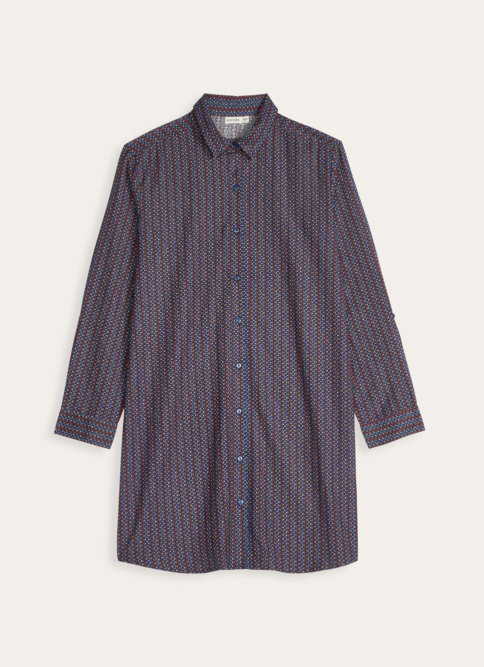 Chemise Décontractée Pour Femme à Col Rond Avec Broderie Florale Et