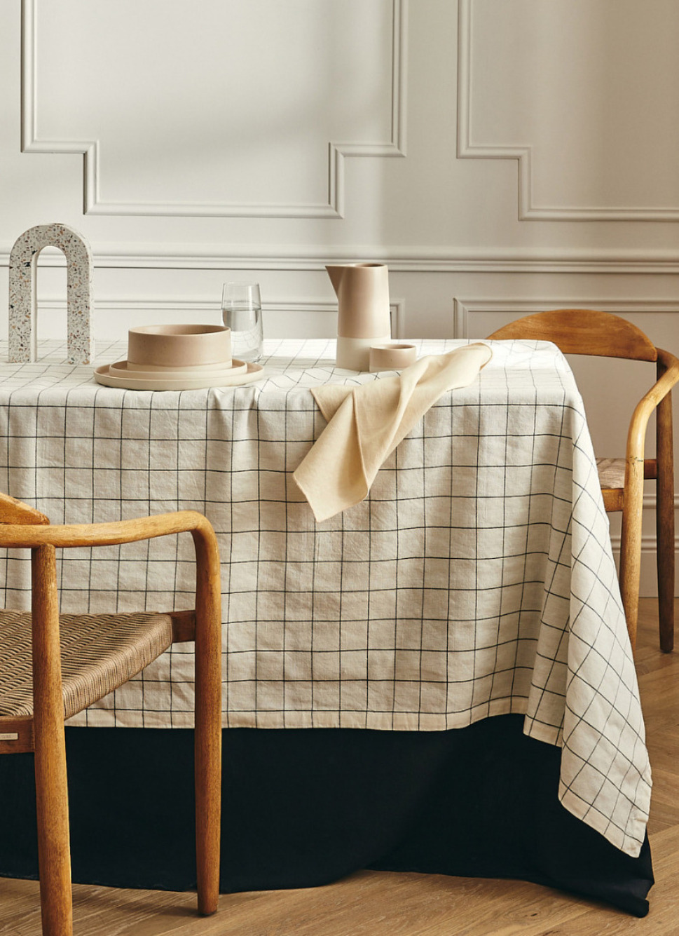 Nappe En Coton 250x136cm + 10 Serviettes 41x41cm - Multicolore, Neuve Sans étiquette