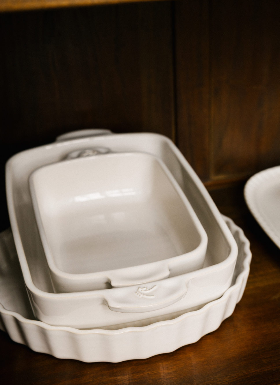 Lot De 4 Coquetiers En Céramique Blanche Avec Plateau - Élégants Et Pratiques Pour La Table