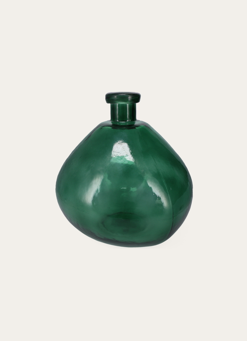 JARRE DE STYLE DAME JEANNE EN VERRE VERT Fleur Bouchara jarre-de-style-dame-jeanne-en-verre-vert-fleur-bouchara