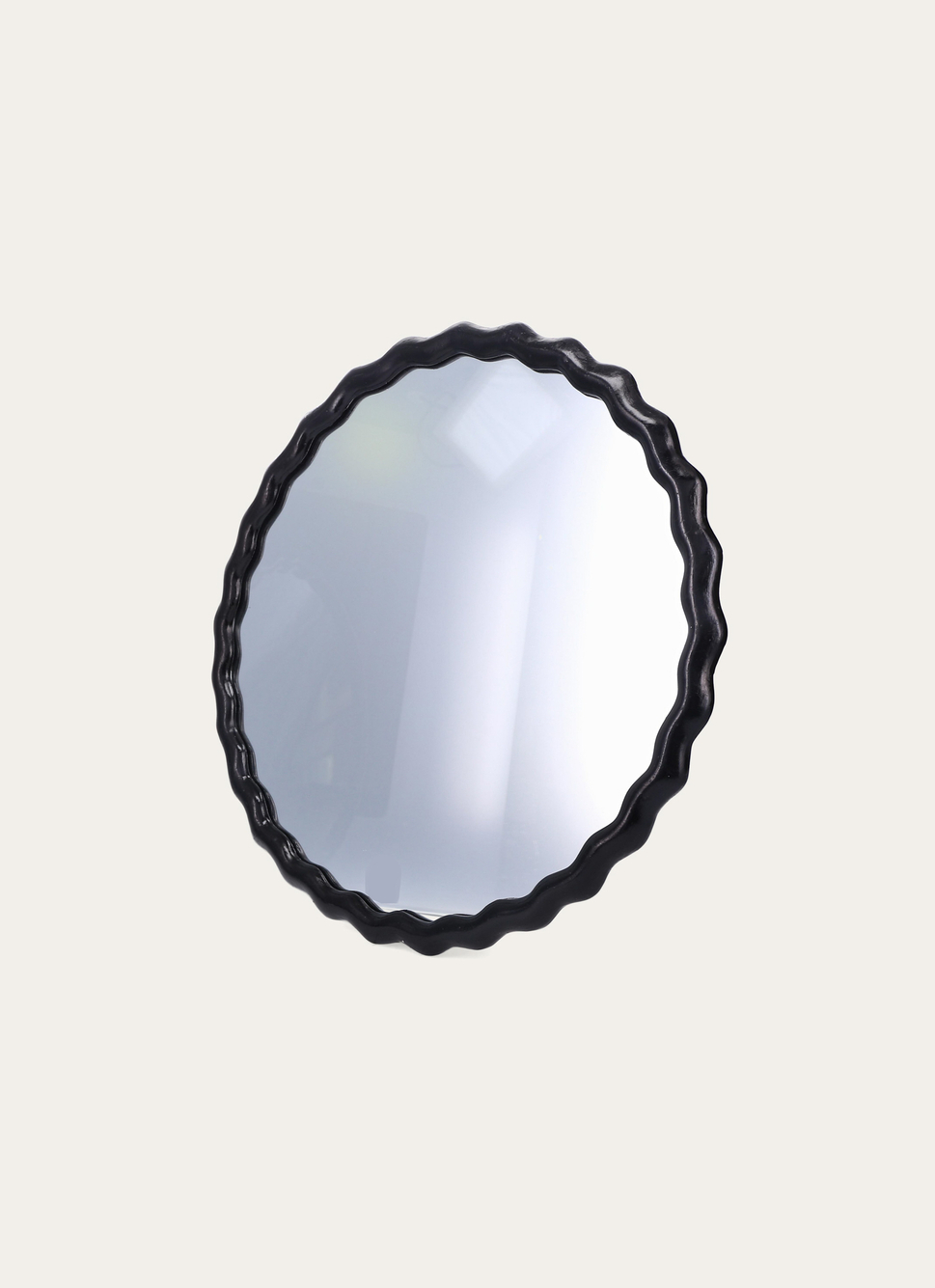 Miroir Rond Vintage - Cadre Fer Forgé à Motifs - Diamètre 30 Cm - Style Rétro - Déco Maison Ancienne