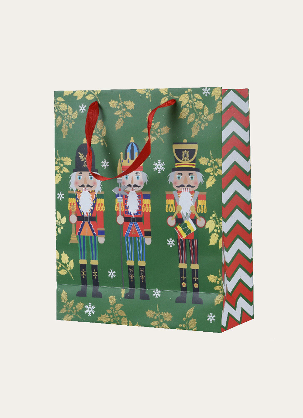 Sac Fourre-tout Réutilisable En Toile Motif Casse-Noisette De Noël - Idéal Courses, Voyage, Pique-nique - 6