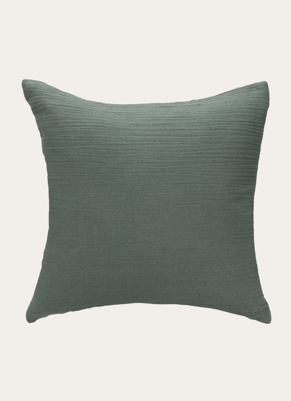 Coussins Déhoussables 40x40 Cm Avec Housse En Gaze De Coton Imprimée Capucine Pampa - Naturel Et Lavable - 2