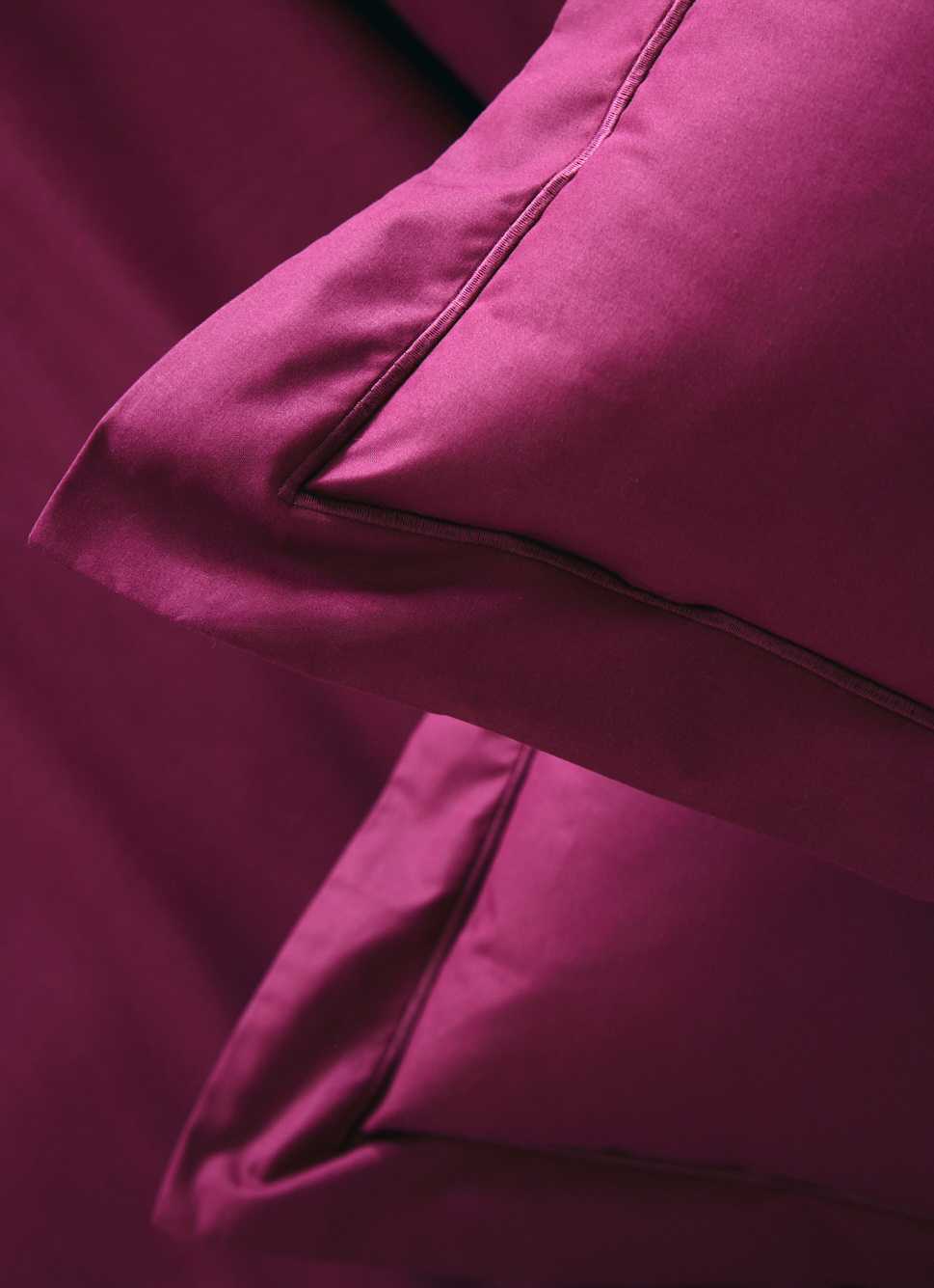 Max Color Drap De Dessus 100% Coton Bordeaux Lit Double 270x300cm - Fabriqué En Italie