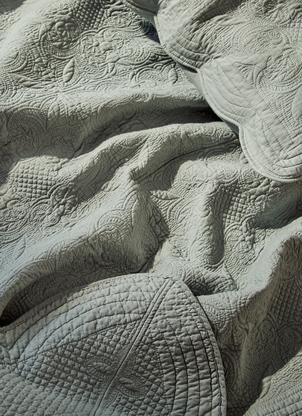 Couvre-Lit Mousseline Bio Medina Jilda-Tex 100% Coton Bio - Gris Foncé 150x200 Cm